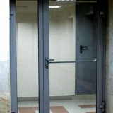 Противопожарная алюминиевая дверь
